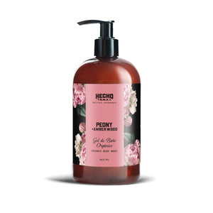 Gel de Baño Orgánico | Peony + Amberwood