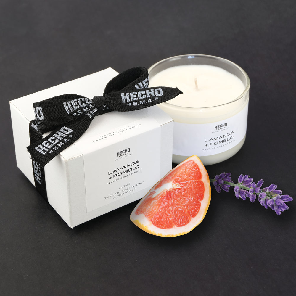 Vela | Pomelo + Lavanda | Colección Hecho SMA Blend™