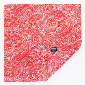 Pañuelo | Paisley Red with Gold