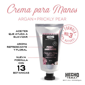 Formula no. 3 | Crema para Manos | Peony + Amberwood