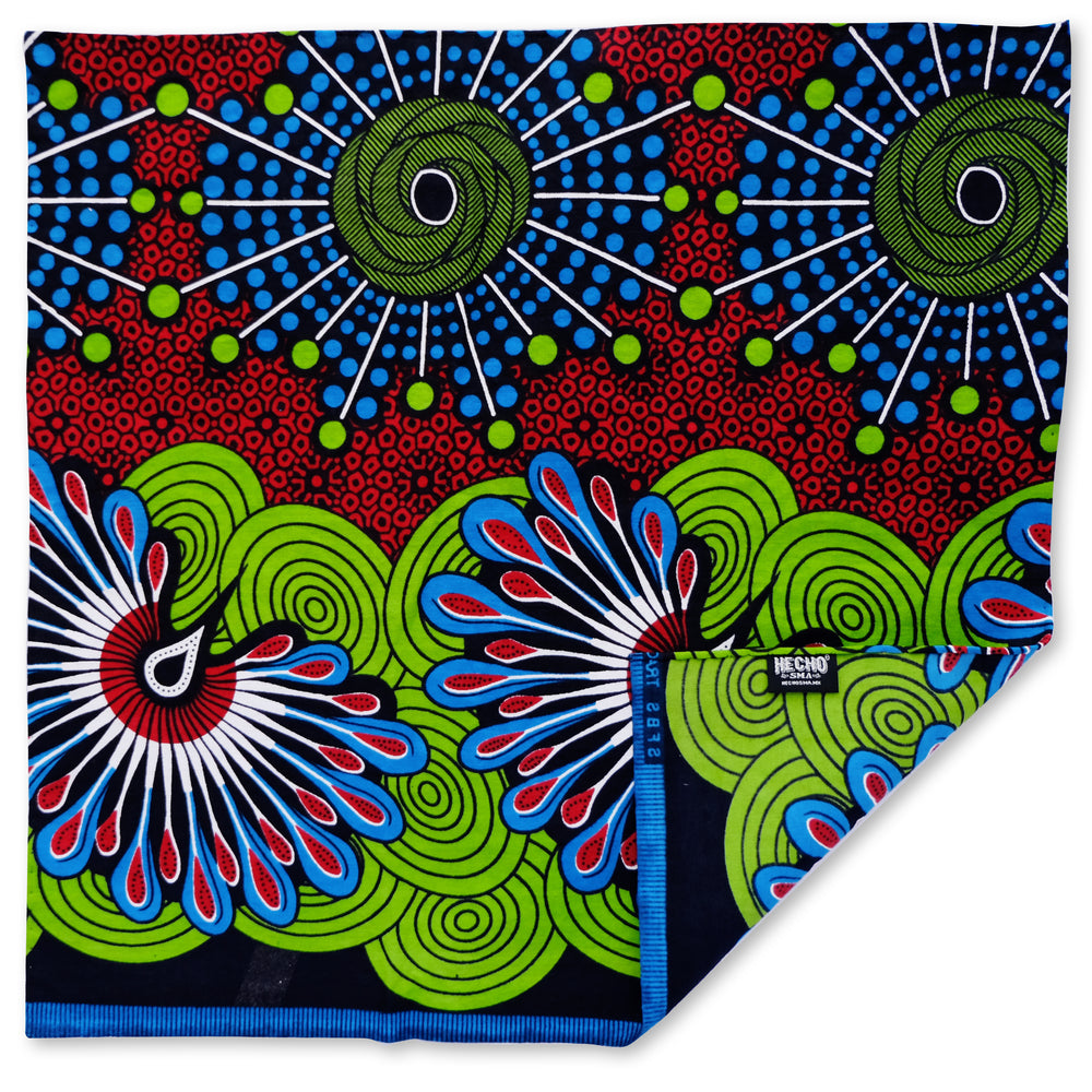 Pañuelo | African Peacock | Verde y Azul